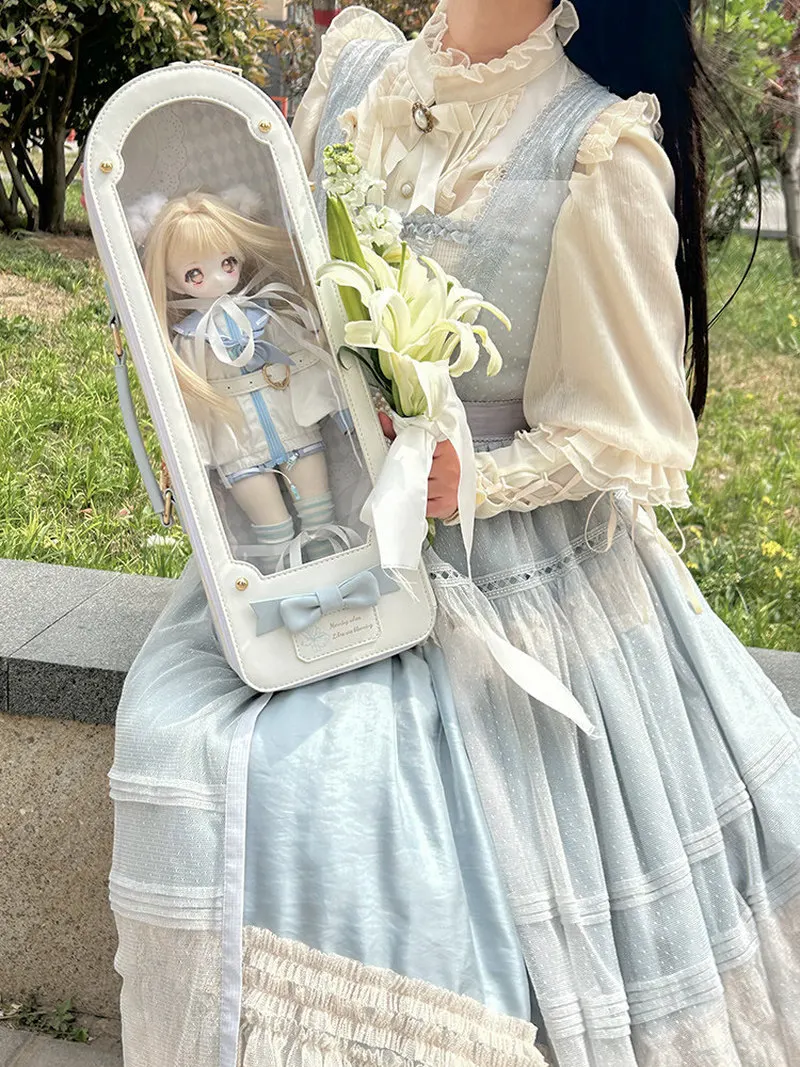 

Green Gables Original Lily Spring 1/4 BJD Doll Outgoing Bag Large Capacity Crossbody Backpack Handbag For Travel And Storage