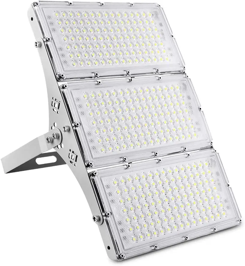 

300W LED Flood Light, 24000LM Super Bright Outdoor Security Lighting with Wide Angle, IP66 Waterproof for Garage Garden Parking