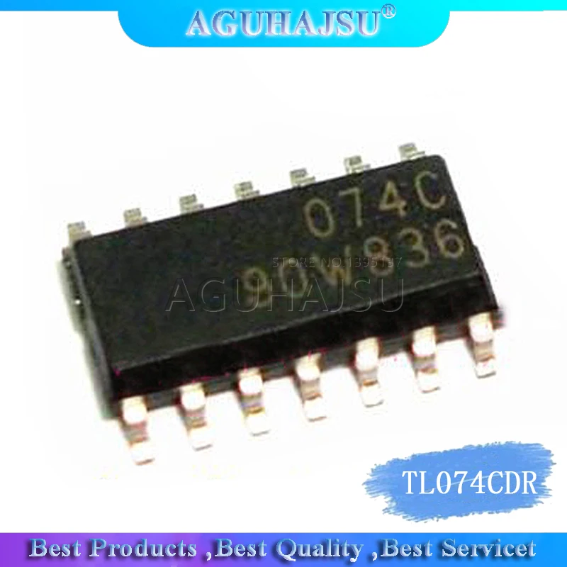 10pcs/lot TL074CDR TL074C TL074  Waterproof shell