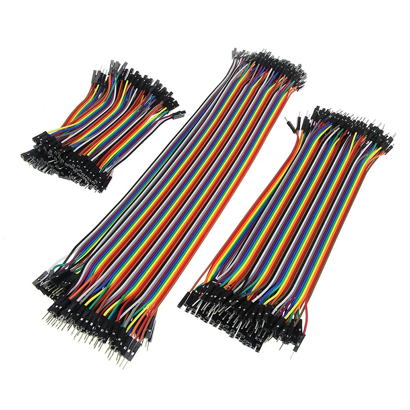 Dupont Line-Cable de puente de 10cm, 20CM, 30CM, macho a macho, hembra a macho, hembra a hembra, KIT de bricolaje para Arduino