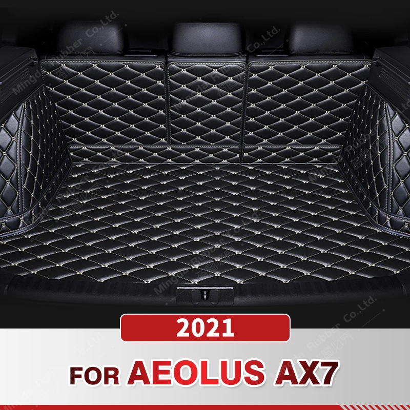 

Auto Full Coverage Trunk Mat For Dongfeng AEOLUS AX7 2021 Car Boot Cover Pad Cargo Liner Interior Protector Accessories