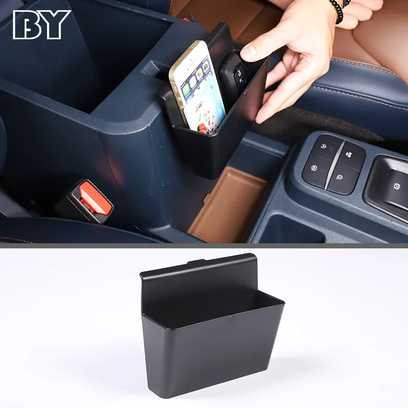 

Car Center Console Armrest Front Storage Box For Ford Maverick 2022 Mobile Phone Tray Container Bin Tray Case Accessories
