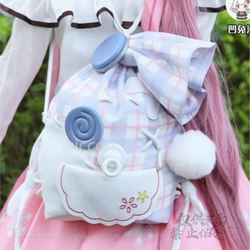 Аниме Косплей Nikki Костюм Бесконечность Nikki Ролевая игра Дискированная тканевая сумка Рюкзак Плетеная сумка Реквизит Y2K Женская вечеринка на Хэллоуин