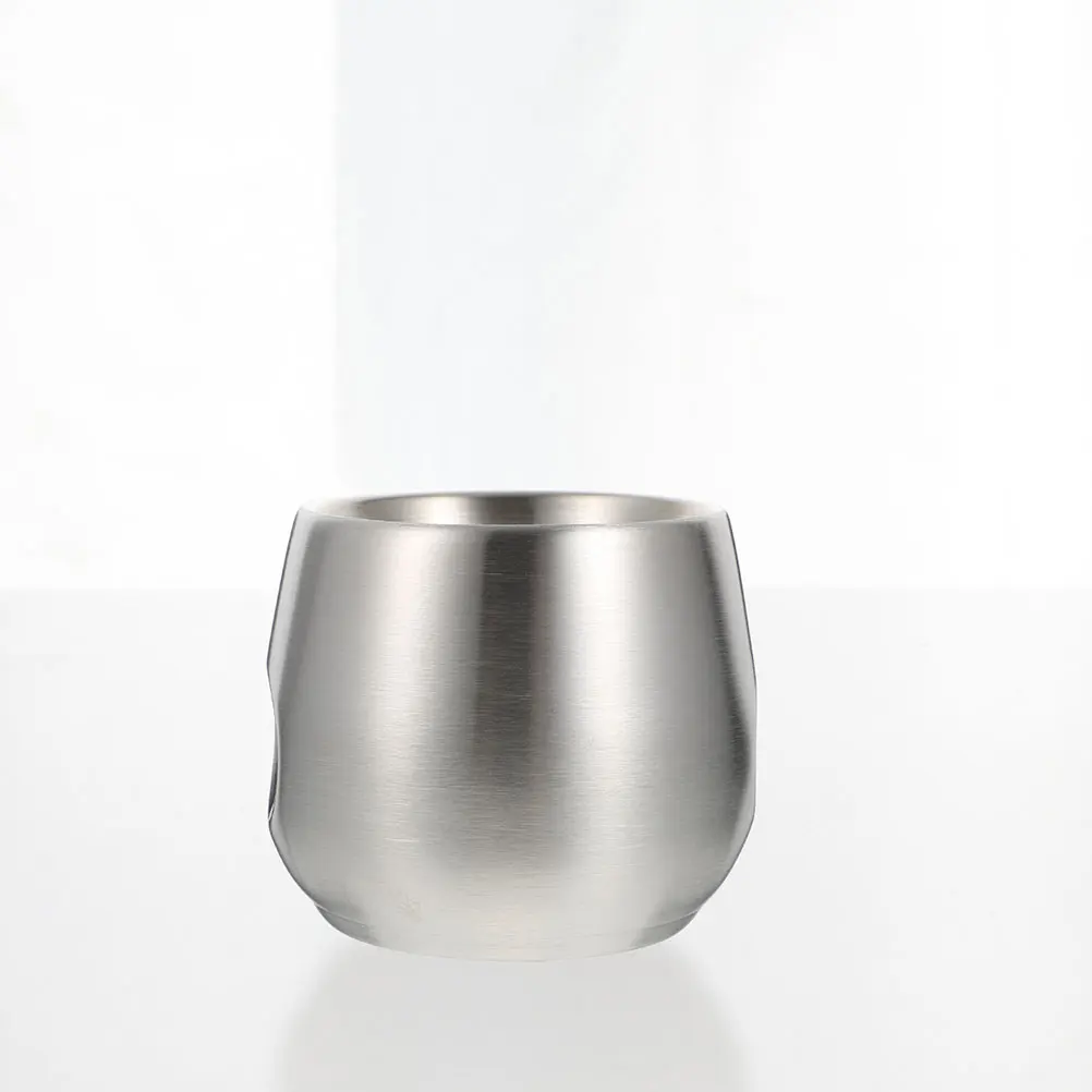 كوب حلاقة من الفولاذ المقاوم للصدأ للرجال، وعاء صابون حلاقة متعدد الاستخدام، هيكل عالي التحمل، قبضة مريحة، معدات الحلاقة للرجال