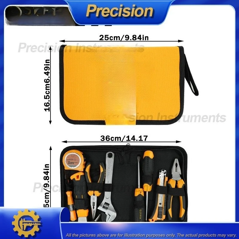 2026 COOFIX 9 Piece Home Auto Repair Tool Kit High Quality Chrome Vanadium Steel Hand Tools Set Practical Hardware Tools