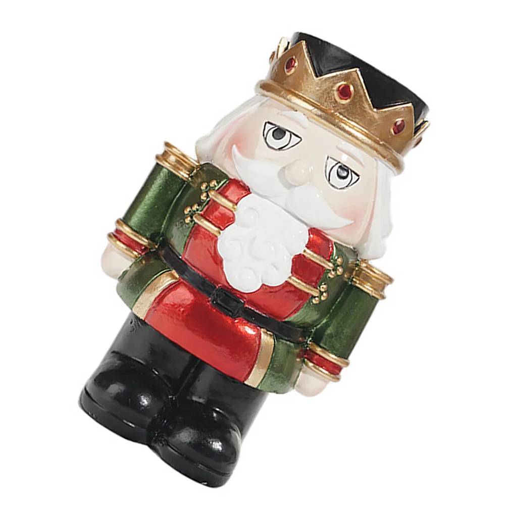 حامل كسارة البندق من الراتنج لتزيين عيد الميلاد لسطح الطاولة وحفلات العطلات ومحسن أجواء دافئ مميز