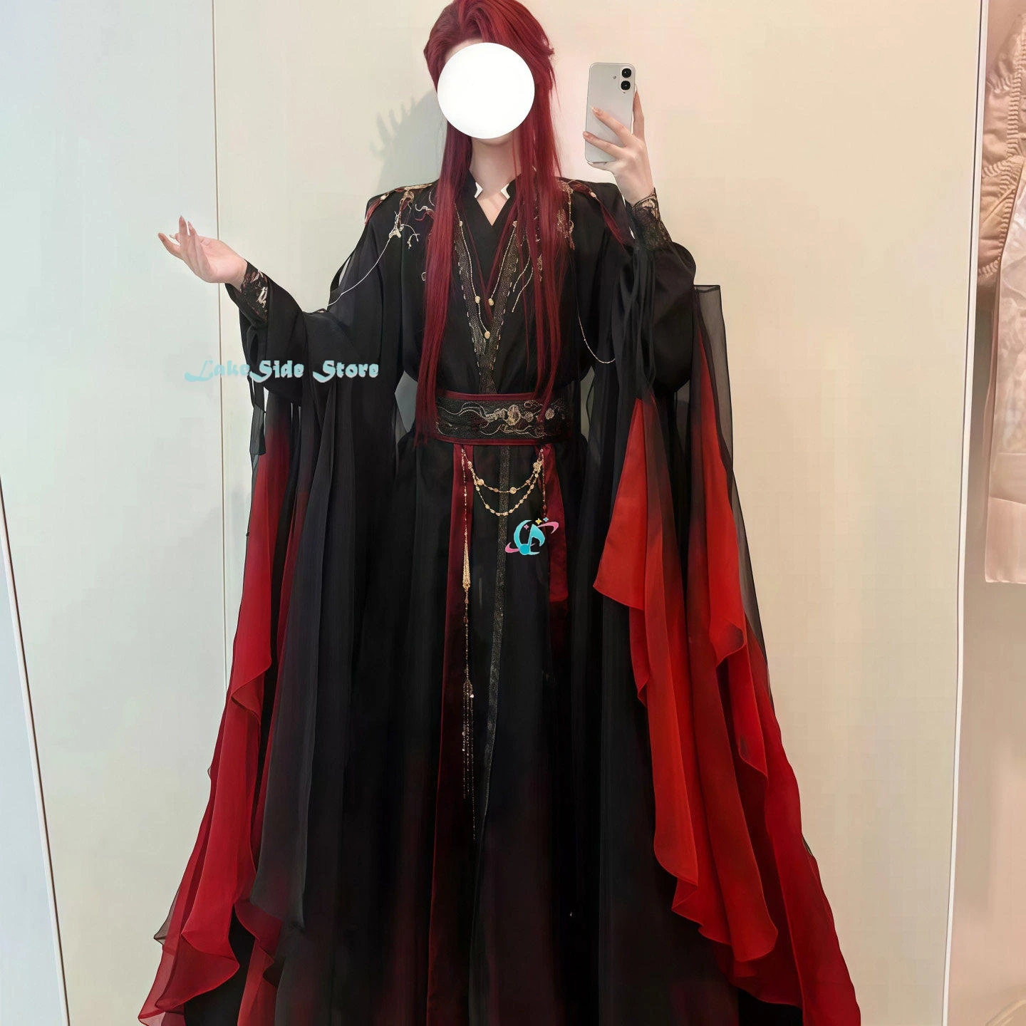 Mo Dao ZU Shi Wei wuxian Cosplay MoDaoZuShi Anime Hanfu Ancient Costume Robe Unisex Wig Wei ying Comic Con Performance Outfit - view 2