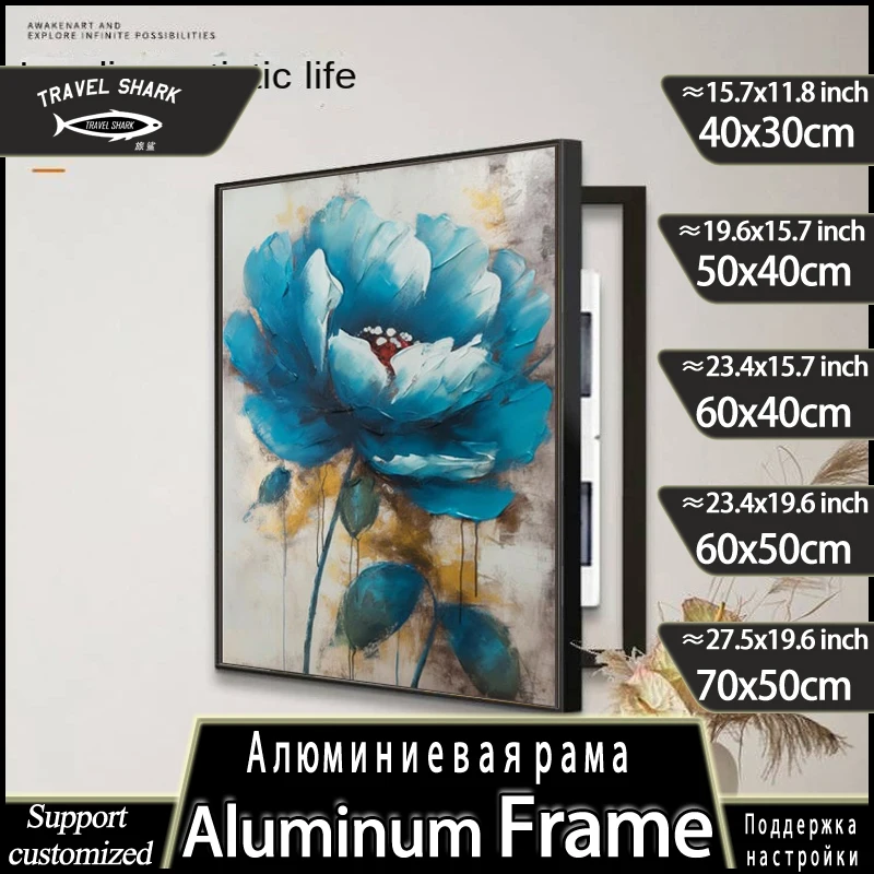 Wholesale Decorative Painting Posters Pictures Of Electric Meter Box Switch For Wall Art Decor Mural With Frame Large Punch Free