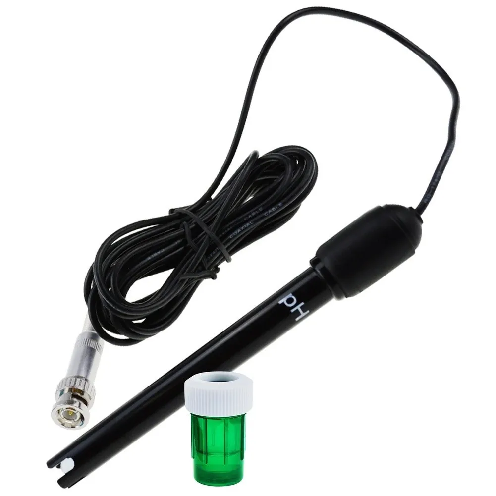 For pH Electrode Compatible with Multiple For pH Meters Featuring Fast Response and Stable Readings from 0 to 14