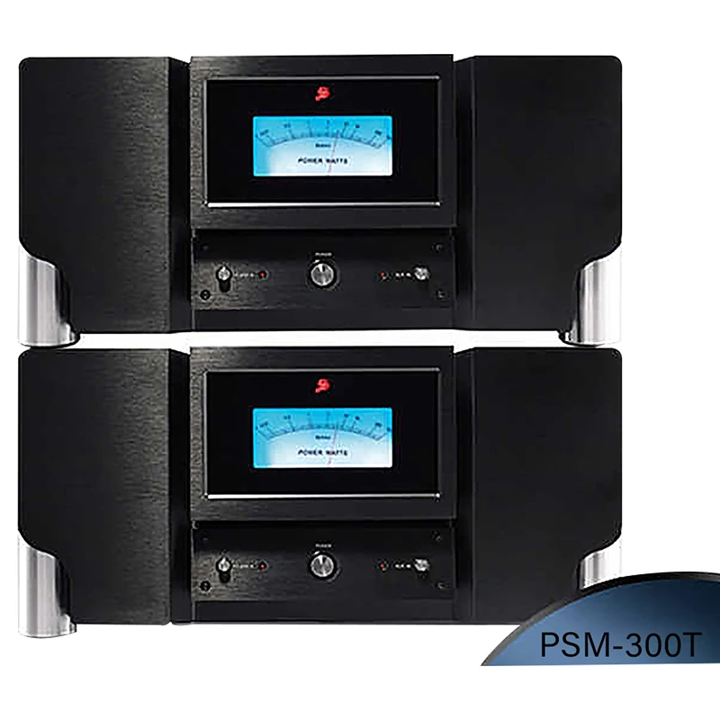 AIYIMA SMSL PSM-300T Fully Balanced Mono 6N16 Tube Class A Post Amplifier 300W Gallstone Hybrid Rear Amplifier Audio