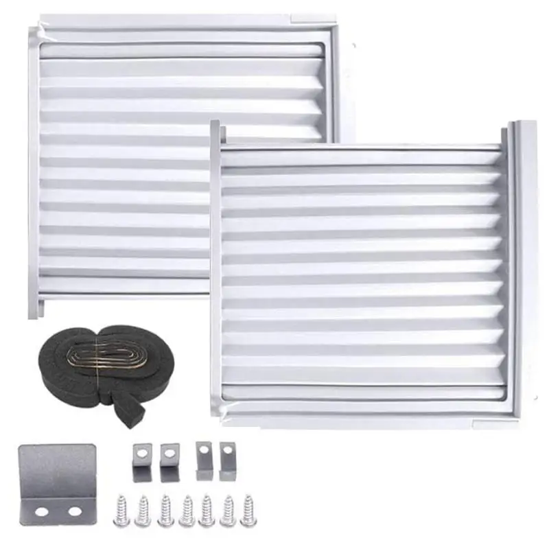 

Air Conditioner Window Kit Adjustable Hot Air Keep Cool AC Window Blocker with Frame Energy Saving AC Side Panels for Sun Block