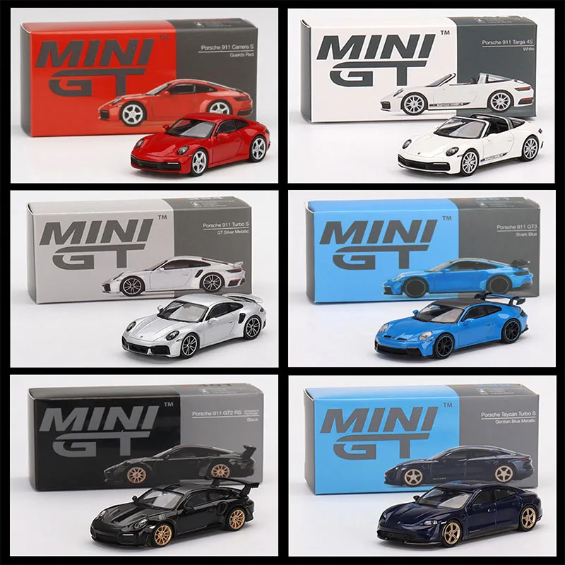 

MINI toy car model 1:64 alloy toys car 911 (992) GT2 GT3 RS alloy car model collection holiday gift children's toys