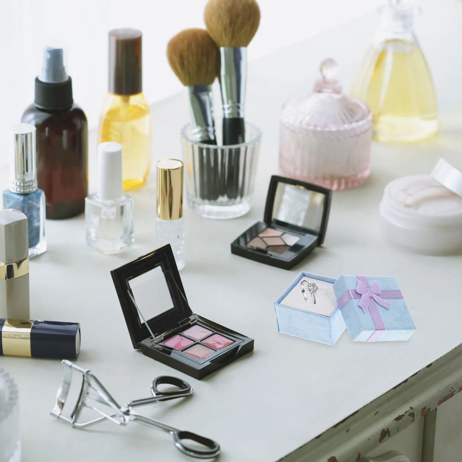 

24Pcs Jewelry Boxes Simple Square Jewelry Storage Organizer Case for Rings Necklaces Bracelets Gift Packaging Gift Boxes