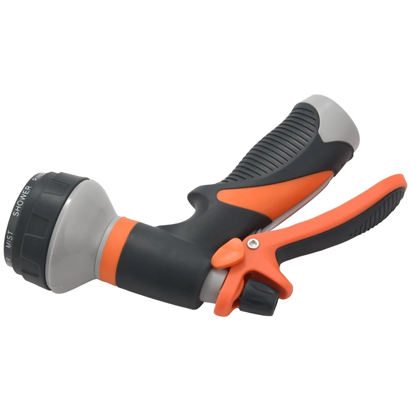 ท่อหัวฉีดหัวฉีดน้ำหัวฉีดน้ำรั่วความดันสูงทนทาน8รูปแบบสำหรับรดน้ำต้นไม้ล้างรถรถ PE