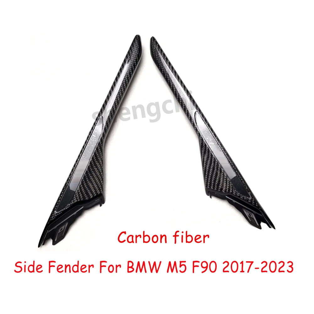 M5 F90 parafango laterale nero lucido in fibra di carbonio per BMW M5 F90 parafango laterale coperture per sfiato aria 2017-2023