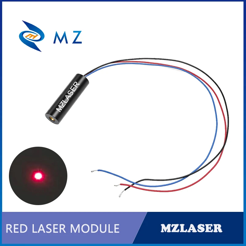 New Compact TTL Red Dot Laser Diode Module 650nm D12mm 50mW 100mW 3V 5V 12V 24V Industrial Grade for Woodworking Machinery