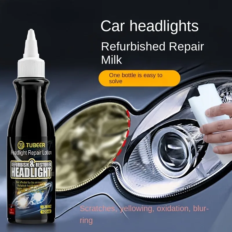 Car Headlight Repair Liquid, Heat Resistant Long Lasting Protective Headlight Repair Car Headlight Renovation Repair Agent