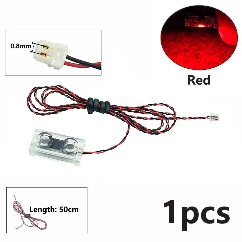 MOC 0,8 mm Pin-LED-Baustein 1x2 1x4 Blinkende Lampe Straßenbeleuchtung Lichtschwert Scheinwerfer Kerzenlampe dünne Bodenlampe Bausteine – Detail 13