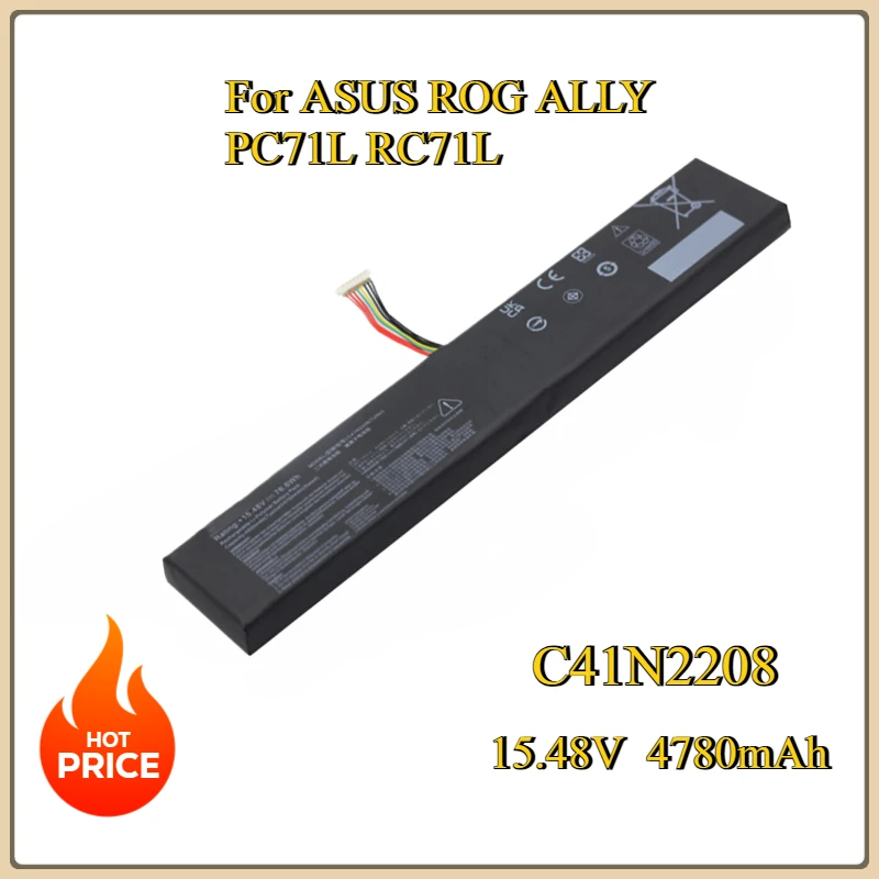 

New C41N2208 replacement battery expansion battery with a capacity of 74/79.7Wh mod upgrade For ASUS ROG ALLYRC71L/PC71L
