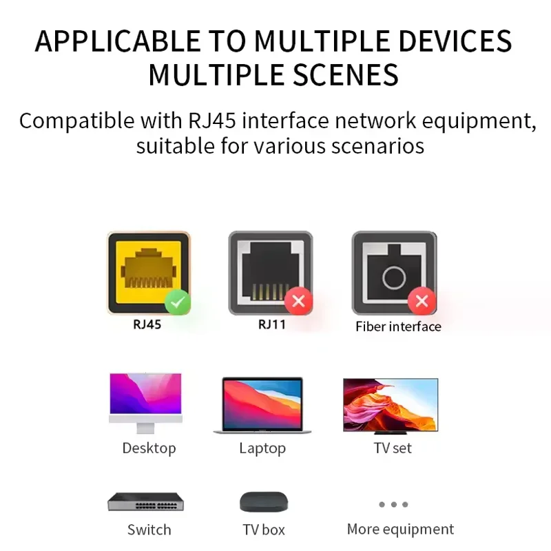 Kable Ethernet Cat8 40 Gbps RJ45 30M 20M Cat 8 Wysokiej Prędkości Bez Złamania Kabel Sieciowy Internetowy Poziom E-Sportu Pełna Ekranowana Izolacja — zdjęcie produktu 5
