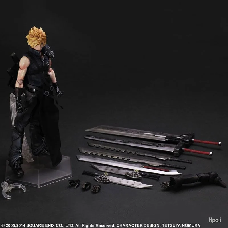 SquareEnix Original Play Arts Modified Series Anime Action Figure - Claude Streyff - Model Toy Gift for Boys