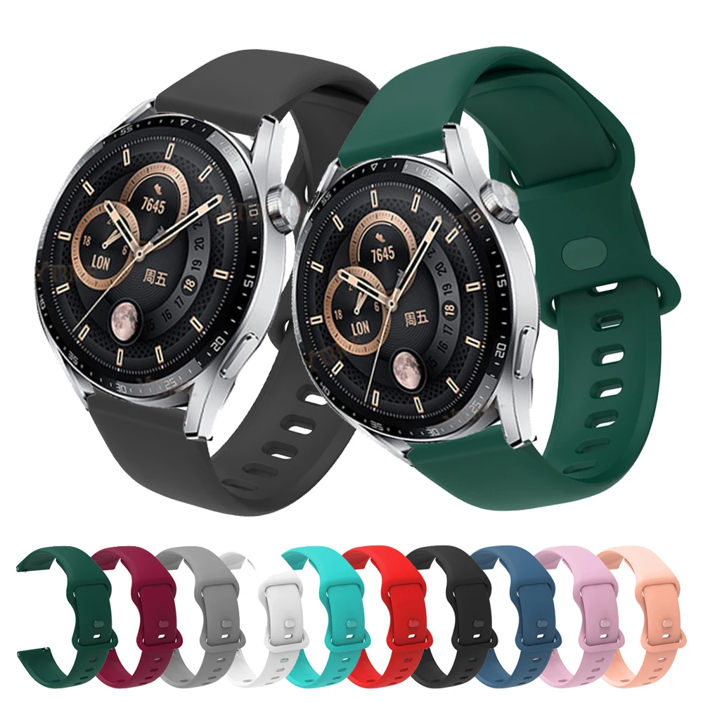 Bracelet smart sports watch 22mm silicone strap For Colmi i10 i30 p15 land 2sky 7 pro ceu 4 p18 p16 Inner buckle strap