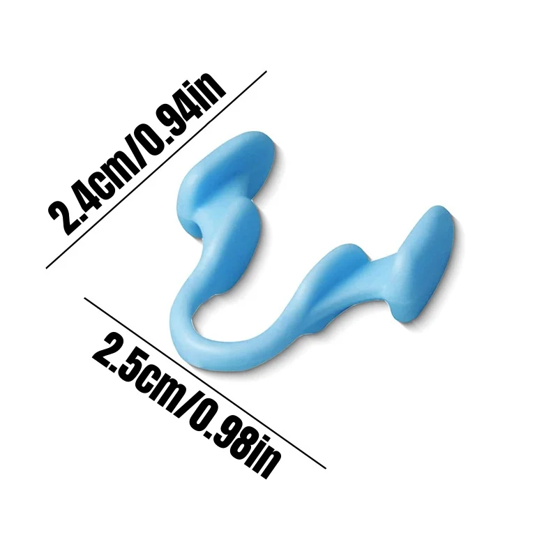 2-10 Stück Silikon Elastischer Nasenclip Anti-Schnarch-Gerät Atmungshilfe für Besseren Schlaf Vater Freund Geschenk – Detail 1