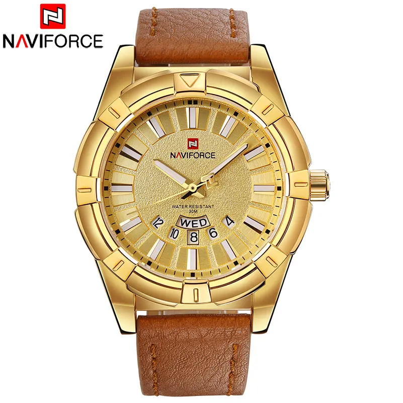 NAVIFORCE WATCH 9118 Mens Watches Top Brand Luxury Casual Quartz Waterproof Luminous Wristwatch