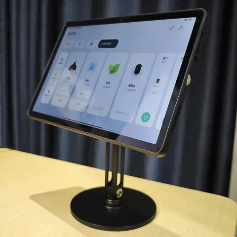Estação Base de Carregamento Rápido Sem Fio Magnético, Suporte De Mesa De Alumínio Ajustável para iPad, Tablet, Quiosque, ios, Pos