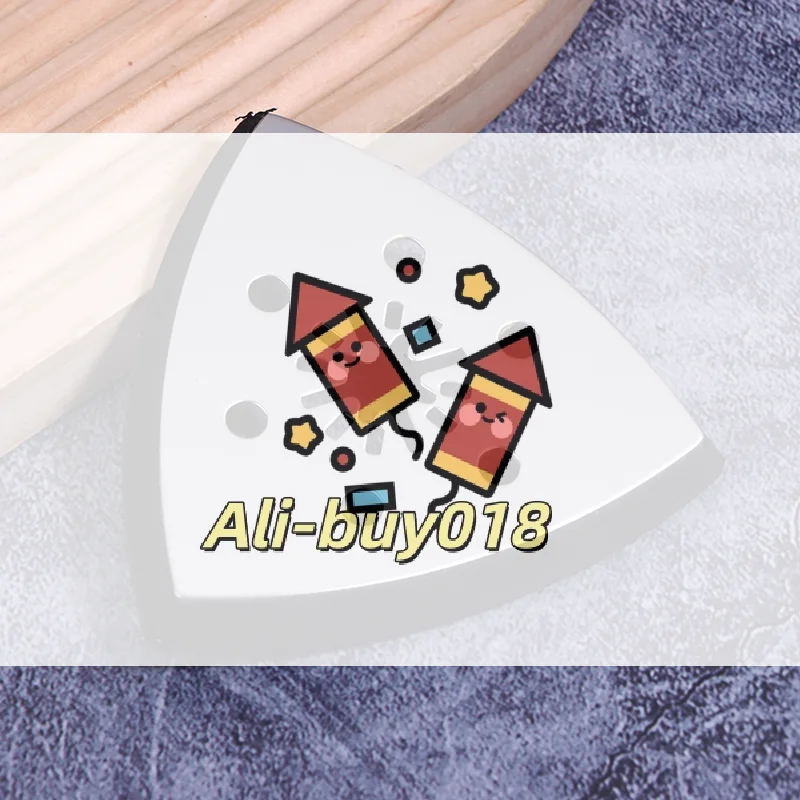 

90mm Triangular Sanding Pad with 6 Holes - Quick Release Universal Pad for Wood Polishing, Grinding & Surface Preparation