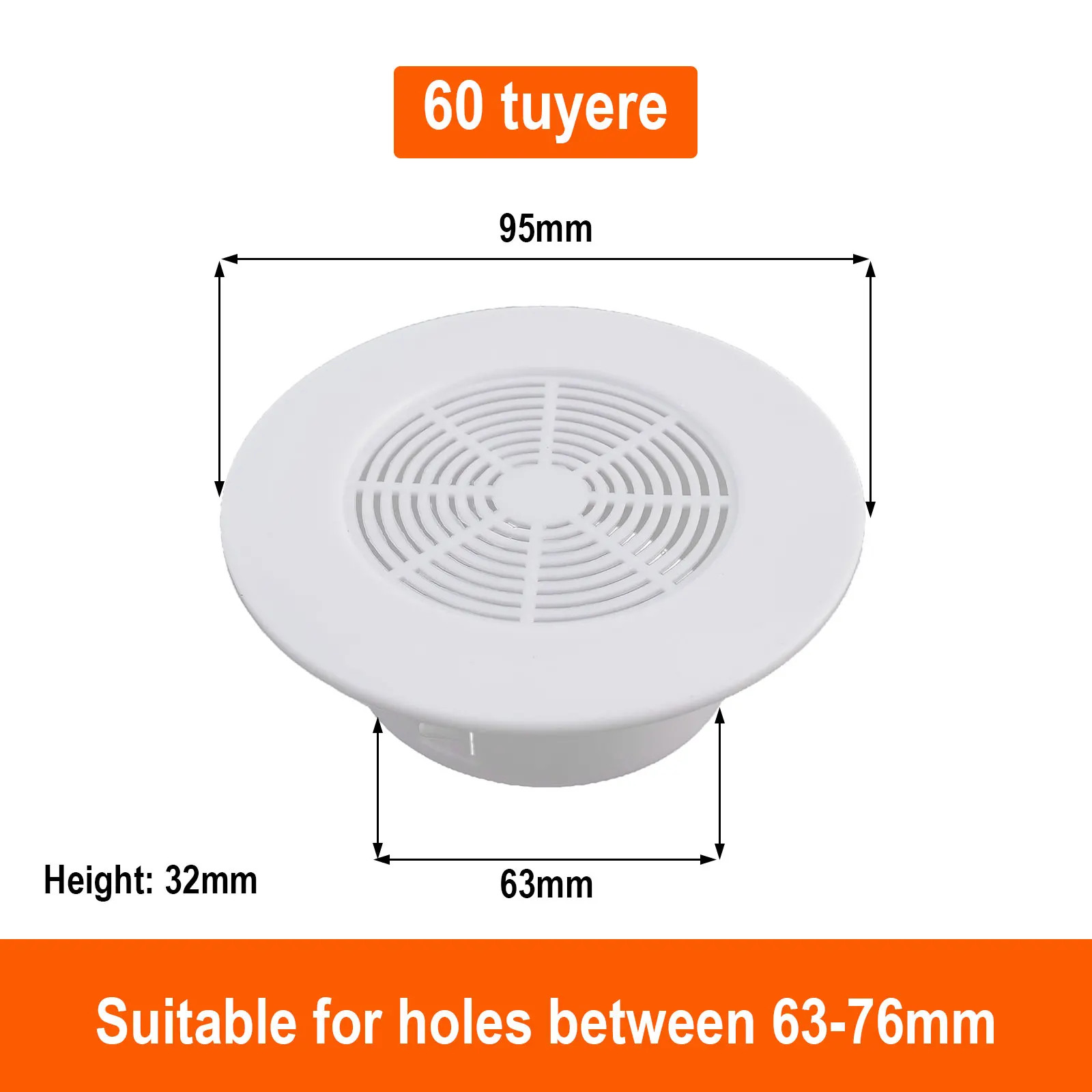 Exhaust Air Vents Decorative Covers Easy To Install Environmentally Friendly High Quality Material Indoor Exhaust