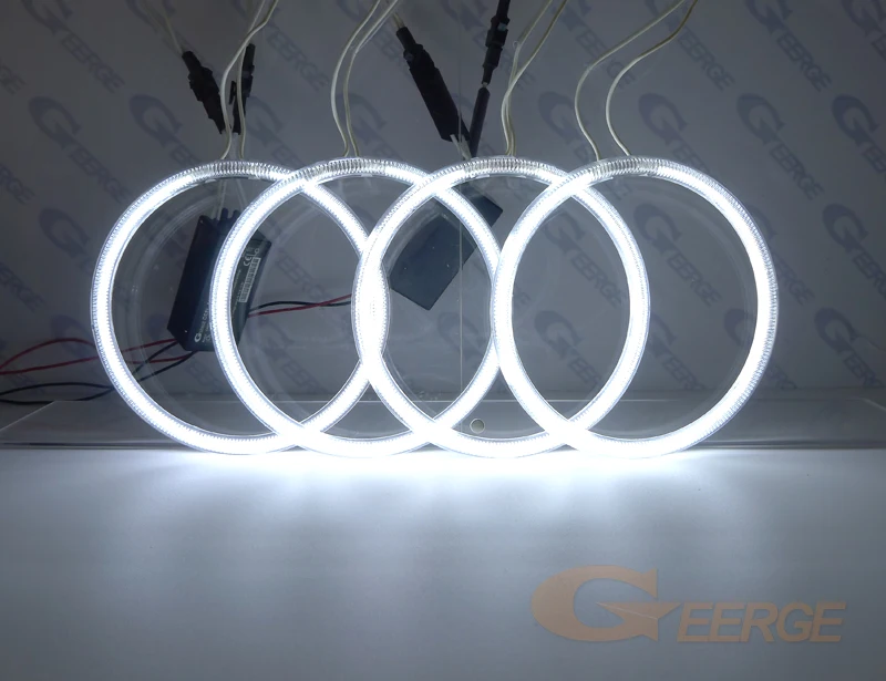 For BMW E30 E32 E34 Excellent Ultra Bright CCFL Angel Eyes Kit Halo Rings