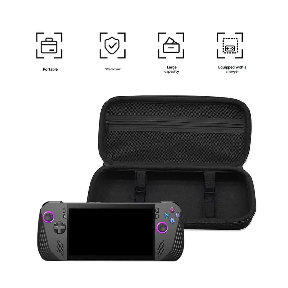 EVA Portable Storage Bag Anti-Scratch Hard Shell Case Shockproof for Ally X Game Console