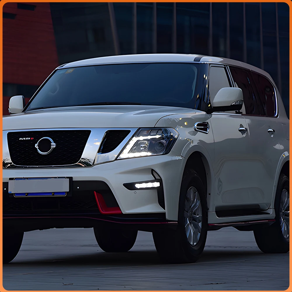 

Для Nissan Patrol Y62 2012-2017: Обновленные светодиодные фары Tourle в сборе, высокая комплектация, Plug & Play, автомобильные аксессуары