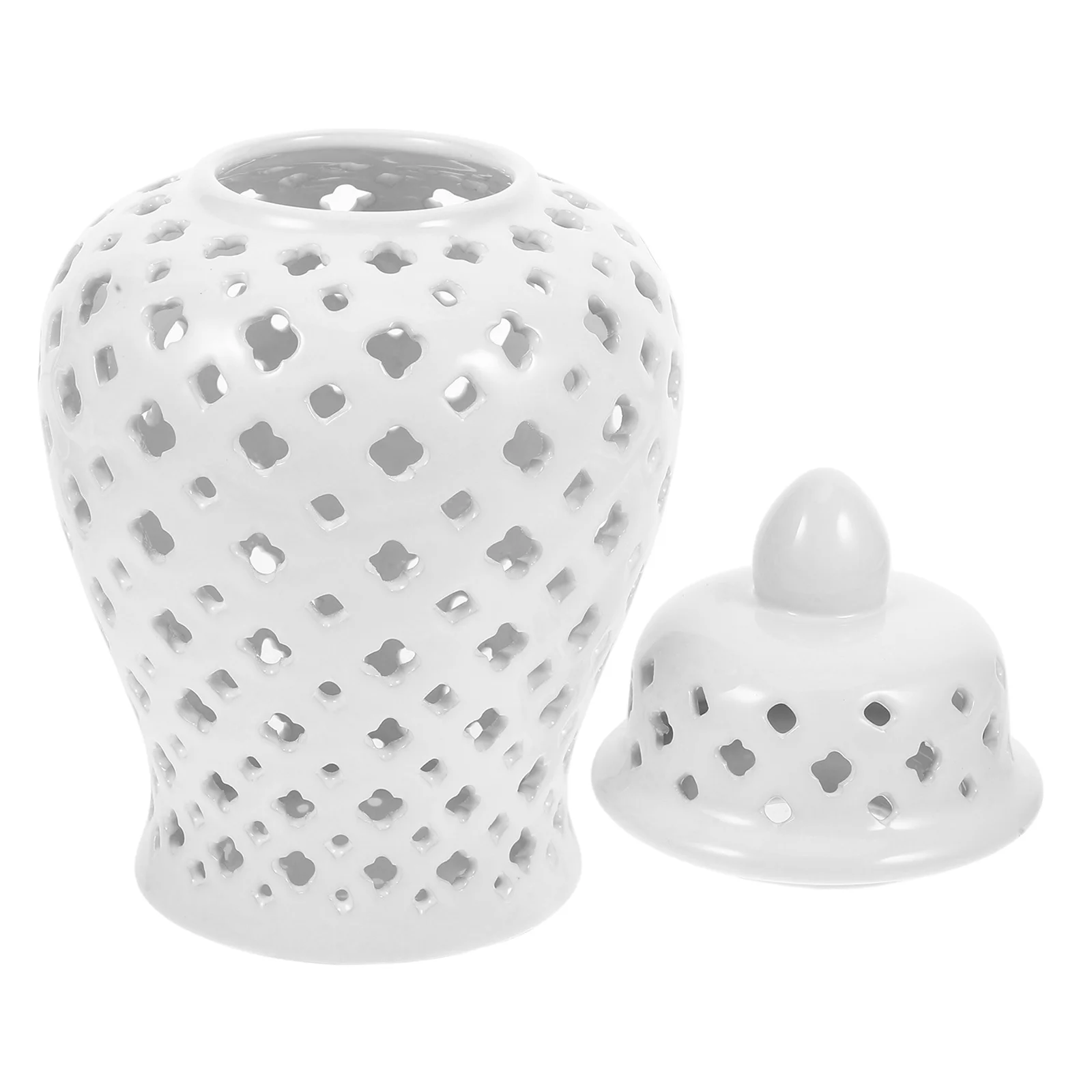 

Ceramic Hollow Out Hollow Flower Holder Chinese Style Delicate Flower Vase Home Garden Wedding Decoration Home Supplies