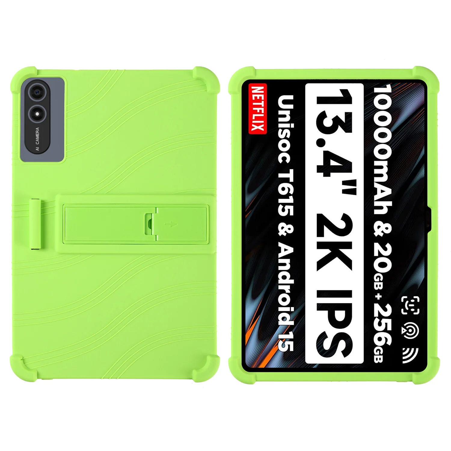 For FIRYMID G99 Tablet 13.4" Android 15 Case Shockproof Cover Soft Silicon Stand Protective Shell