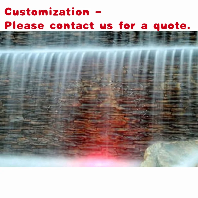 custom.Factory Customized Home Decorative Rain Curtain Fountain Wall