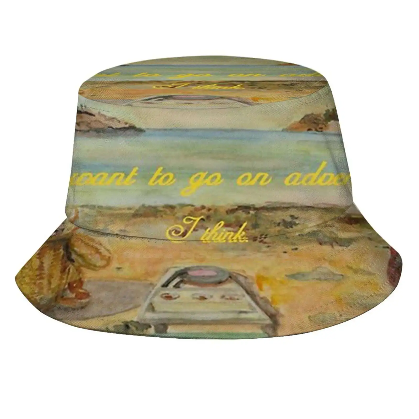 Moonrise Kingdom - Sun Cap Fisherman Hat Bucket Hats Moonrise Kingdom Wes Anderson Suzy Bishop Sam Shakusky Fan Art Watercolor