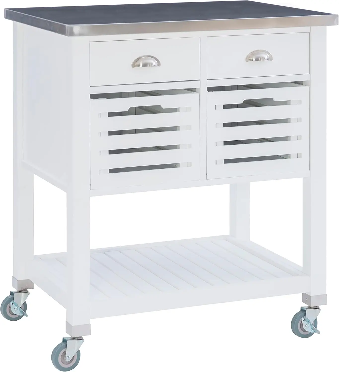 

White Kitchen Cart,