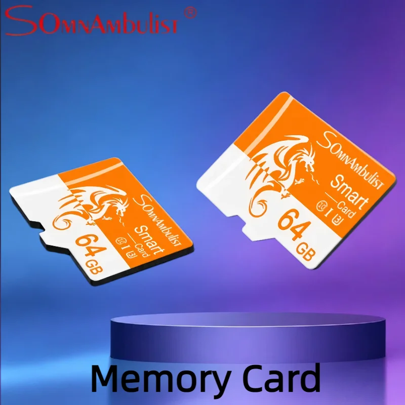 

SomnAmbuList Memory Card High Speed Mini TF Card 64GB C10 U3 A1 for Drone Audio Surveillance Device 64GB TF Card