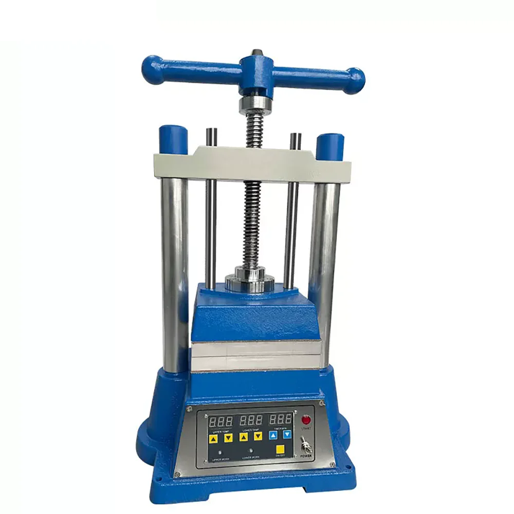 Jewelry Compression Molding Machine, Dual Temperature Control Digital Display, Silicone Rubber Mold for Jewelry Plate Making