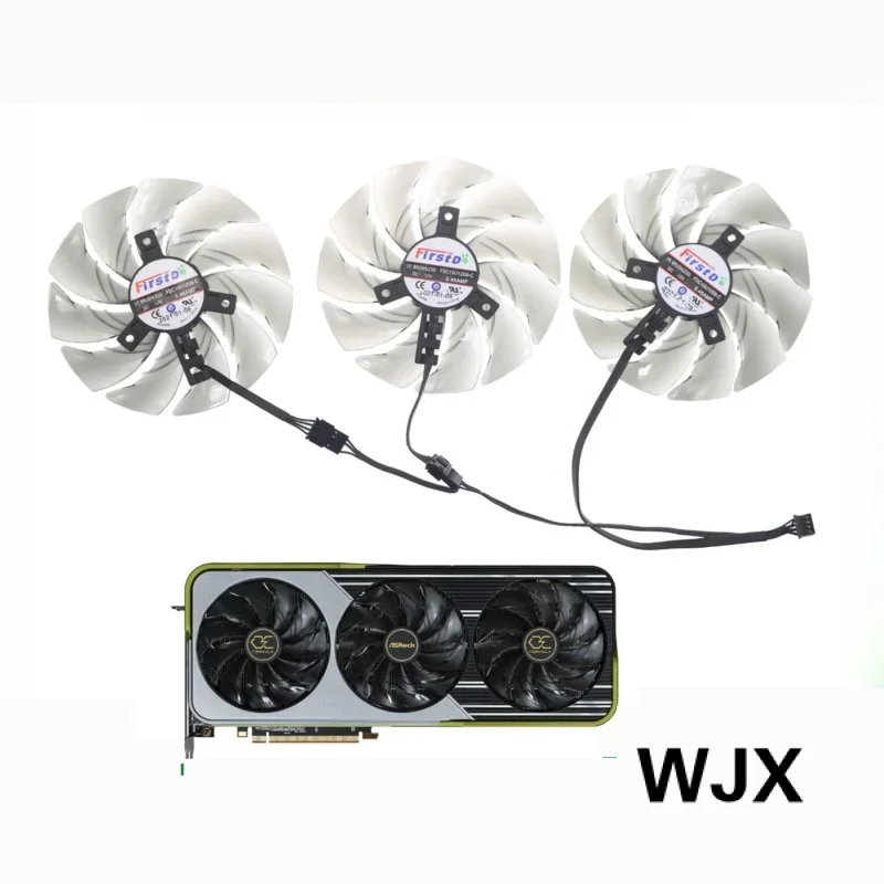 WYORESY 95MM FDC10U12S9-C Video card fan for Asrock Radeon RX 6900 XT OC Formula Cooling