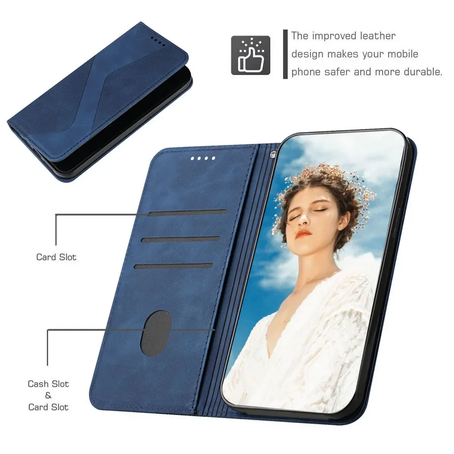 Edge50 70 Fusion 60 Neo 5G Flip Case For Motorola Edge 50 Pro Magnet Leather Book Funda Moto Edge 60 Stylus 60s X50 Ultra Cover