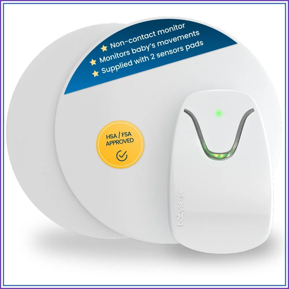 Baby Sleep Breathing Movement Monitor with Under Mattress Sensors