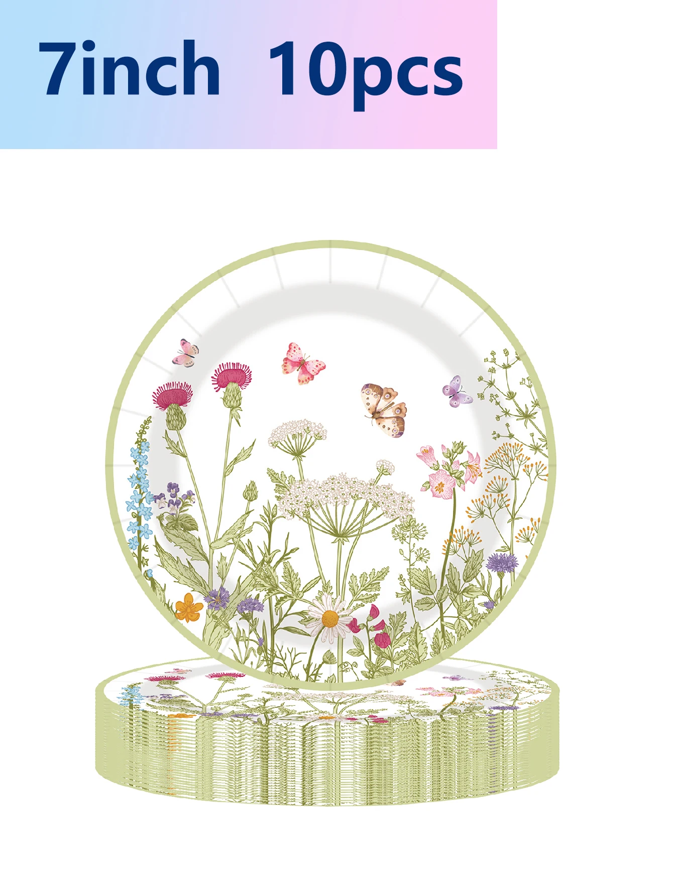 Spring Flowers, Fragrant Flowers, Themed Tableware, Paper Cups, Plates, Tissues, Birthday Party Supplies, Wedding Supplies
