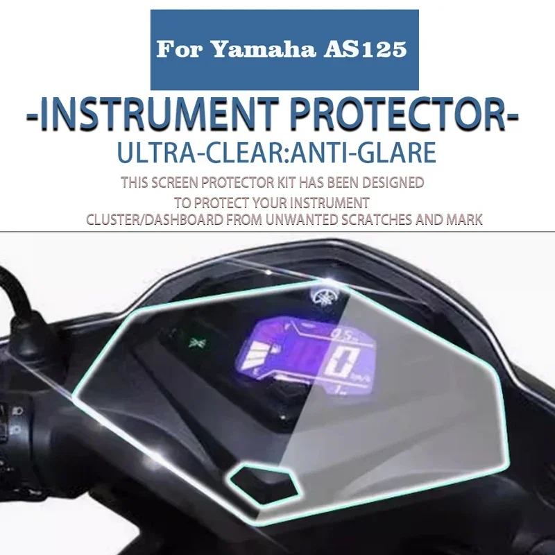 Motorcycle instrument screen protector suitable for Yamaha as125 as 125