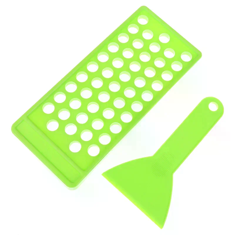 /YOV/Diy Lip Balm Lip Gloss Crafting Kit Wax Pouring Tray Spatula Scraper Set 2Pc/Set