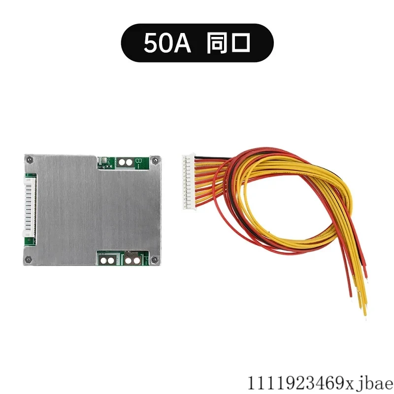 13S 48V Lithium Battery Charging Protection Board Same/Split Port BMS Equalizer Module Temp Control Battery Management System