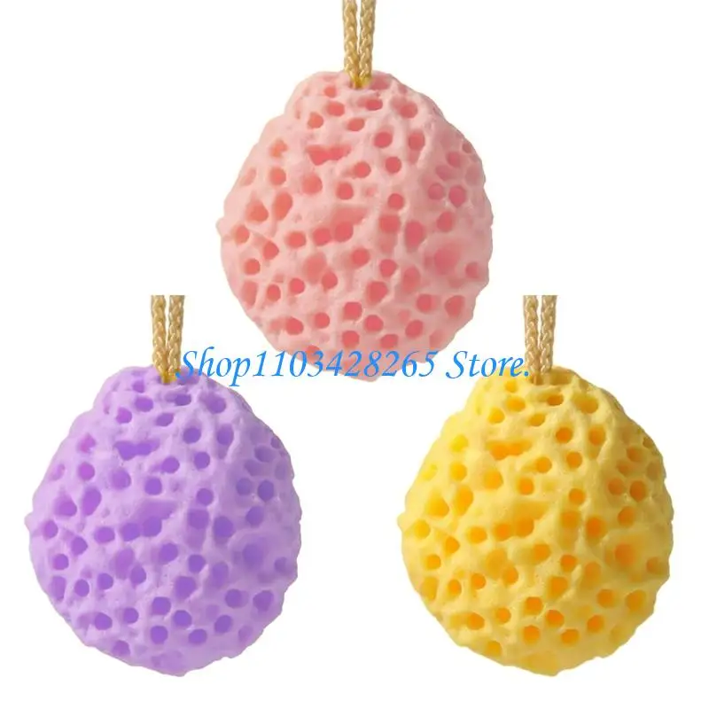 

Bright Yellow Bath Ball With Easy Grip Handle Stimulates Color Recognition For Toddlers G2TE