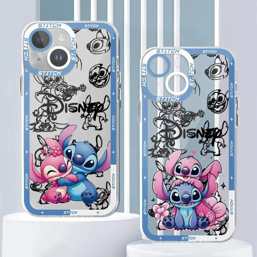 Cute Stitch Disney Phone Case for Honor 90 Lite X9a X9b X8b X7b Y9 Prime 2019 Clear Soft Shell